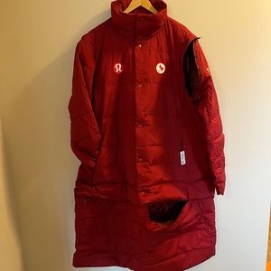 Lululemon x Team Canada Men's 22 Transformable Parka w/ CPC Logo